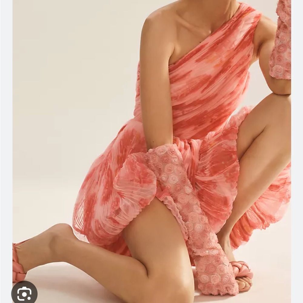 NWT Anthropologie Hutch One-Shoulder Floral Romper - Picture 2 of 7